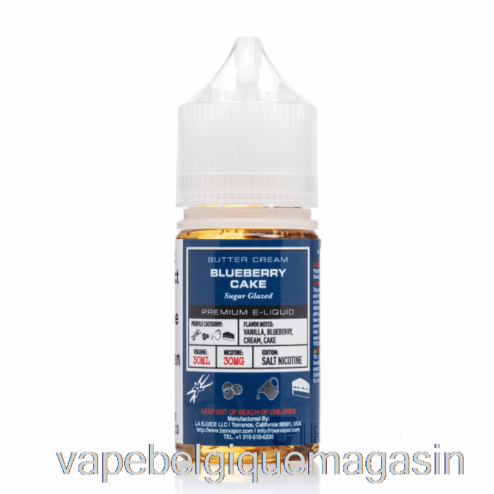 Vape Shop Bruxelles Gâteau Aux Myrtilles - Série Sels Bsx - 30ml 50mg